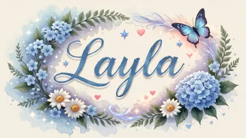 Layla horizontal - Magia en Cursiva