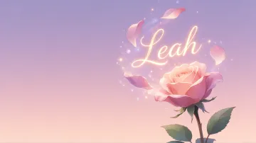 Leah horizontal - Rosa Etérea Iluminada