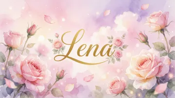 Lena horizontal - Rosas de Acuarela Mágica