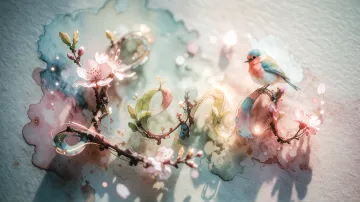 Lena horizontal - Amanecer de Primavera