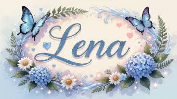 Lena horizontal - Magia en Cursiva