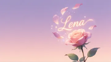Lena horizontal - Rosa Etérea Iluminada