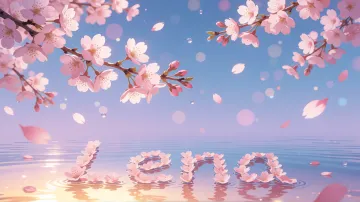 Lena horizontal - Reflejos de Cerezo