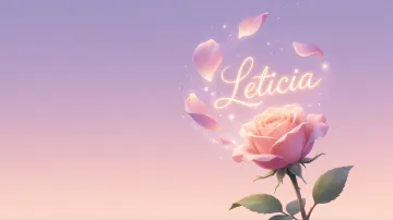 Leticia horizontal - Rosa Etérea Iluminada