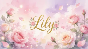 Lily horizontal - Rosas de Acuarela Mágica