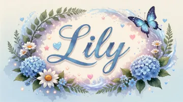 Lily horizontal - Magia en Cursiva