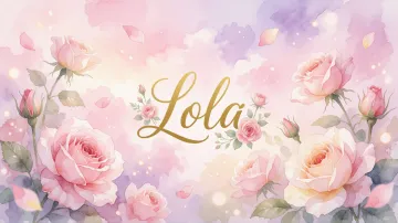 Lola horizontal - Rosas de Acuarela Mágica