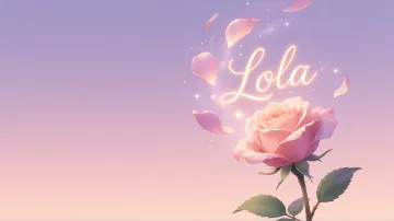 Lola horizontal - Rosa Etérea Iluminada