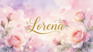 Lorena horizontal - Rosas de Acuarela Mágica
