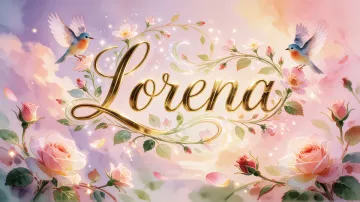 Lorena horizontal - Jardín Mágico Primaveral