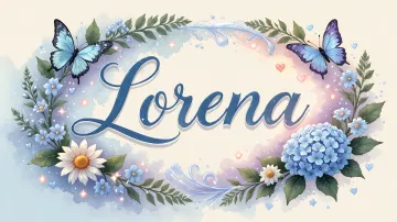 Lorena horizontal - Magia en Cursiva