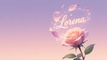 Lorena horizontal - Rosa Etérea Iluminada