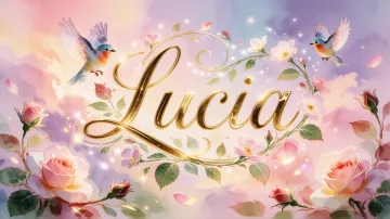 Lucia horizontal - Jardín Mágico Primaveral