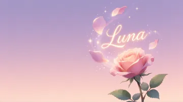 Luna horizontal - Rosa Etérea Iluminada