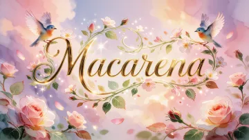 Macarena horizontal - Jardín Mágico Primaveral