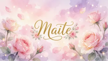 Maite horizontal - Rosas de Acuarela Mágica