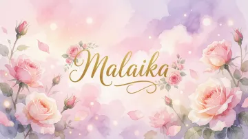 Malaika horizontal - Rosas de Acuarela Mágica