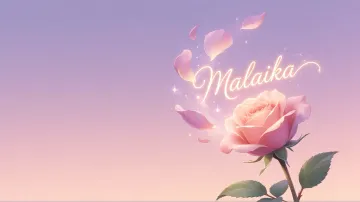 Malaika horizontal - Rosa Etérea Iluminada