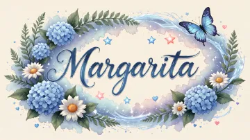 Margarita horizontal - Magia en Cursiva