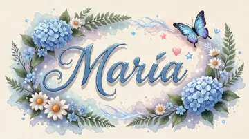 Maria horizontal - Magia en Cursiva