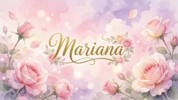 Mariana horizontal - Rosas de Acuarela Mágica