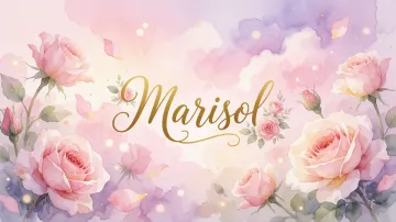 Marisol horizontal - Rosas de Acuarela Mágica