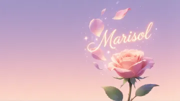 Marisol horizontal - Rosa Etérea Iluminada