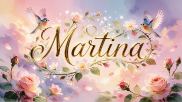 Martina horizontal - Jardín Mágico Primaveral
