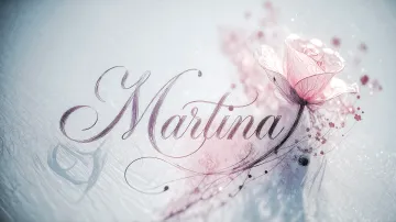 Martina horizontal - Rosa Eterna