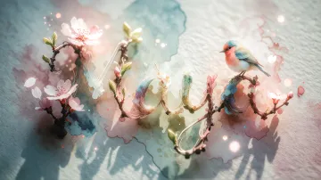 Maya horizontal - Amanecer de Primavera