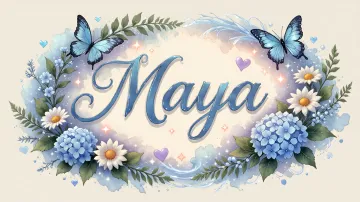 Maya horizontal - Magia en Cursiva