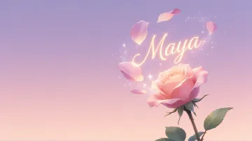 Maya horizontal - Rosa Etérea Iluminada