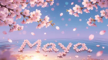 Maya horizontal - Reflejos de Cerezo