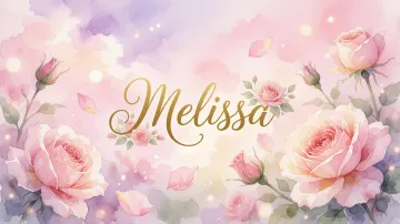 Melissa horizontal - Rosas de Acuarela Mágica
