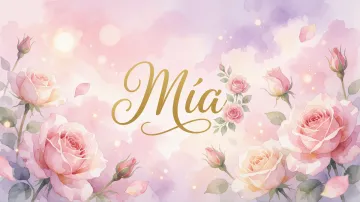 Mia horizontal - Rosas de Acuarela Mágica