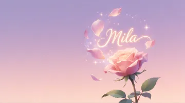 Mila horizontal - Rosa Etérea Iluminada