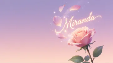 Miranda horizontal - Rosa Etérea Iluminada