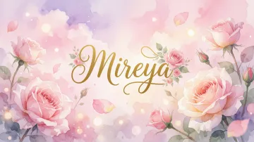 Mireya horizontal - Rosas de Acuarela Mágica