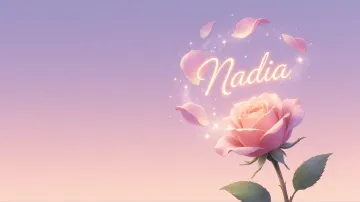 Nadia horizontal - Rosa Etérea Iluminada