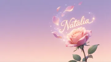 Natalia horizontal - Rosa Etérea Iluminada