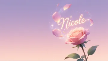 Nicole horizontal - Rosa Etérea Iluminada
