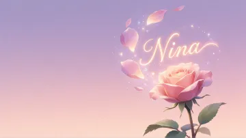 Nina horizontal - Rosa Etérea Iluminada