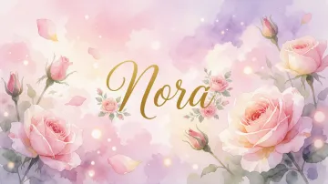 Nora horizontal - Rosas de Acuarela Mágica