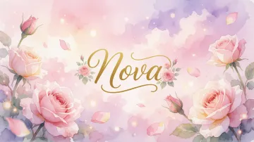 Nova horizontal - Rosas de Acuarela Mágica