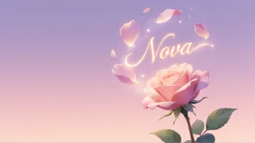 Nova horizontal - Rosa Etérea Iluminada