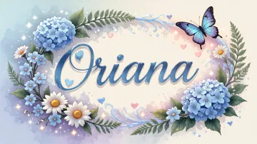Oriana horizontal - Magia en Cursiva