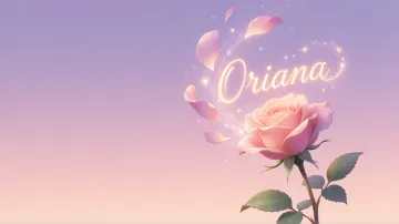 Oriana horizontal - Rosa Etérea Iluminada