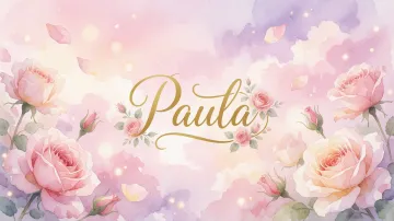 Paula horizontal - Rosas de Acuarela Mágica