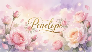 Penelope horizontal - Rosas de Acuarela Mágica
