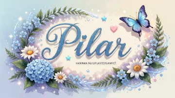 Pilar horizontal - Magia en Cursiva